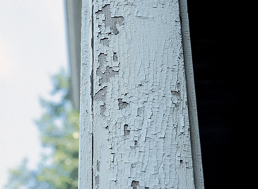 paint cracking or flaking
